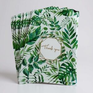 PRICE IS FIRM - Set of 10 Palm Gold 10 x 13 ‘Thank You’ Poly Shipping Bags